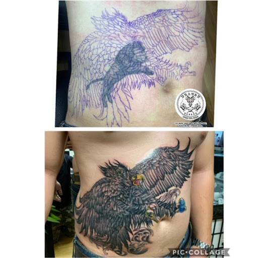 Explore ideas for initial tattoos, creative tattoo ideas in Seattle, available at Dragon Tattoo