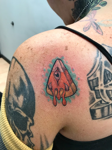 Explore mens cover up tattoo ideas, creative tattoo ideas in Flint, available at Studio 42 Tattoo