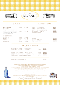 Trattoria Bar Quattro Chiacchiere à Castelfidardo carte