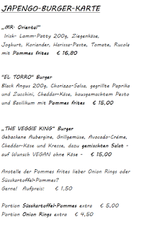 JAPENGO à Tübingen carte