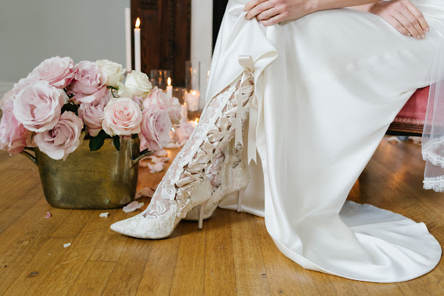 House of Elliot England Lace Wedding Boots & Shoes