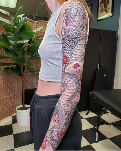 Explore heart surgery tattoo ideas, creative tattoo ideas in Harrisonburg, available at Alley Cat Tattoo