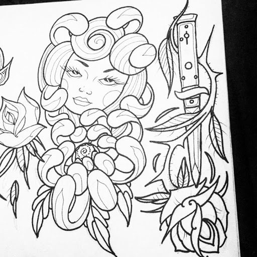 Explore tattoo ideas for your son, creative tattoo ideas in Milford, available at Golden Hammer Tattoo Studios