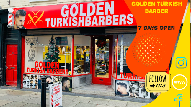 Golden turkish barber