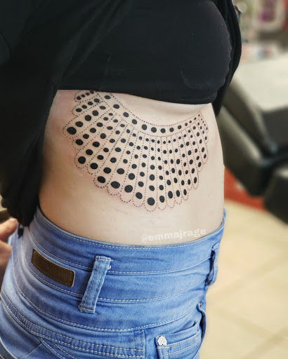 Explore kokushibo tattoo ideas, creative tattoo ideas in Elkhart, available at Legendary Ink Tattoo and Piercing Studio