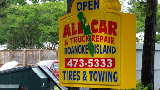 Tire Shop «All Car & Truck Repair of Roanoke Island», reviews and photos, 1072 US-64, Manteo, NC 27954, USA