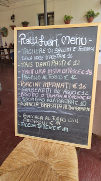 Menu / carte de Trattoria Casa Ferrer à Borgo San Dalmazzo