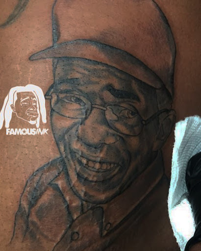 Explore bison tattoo ideas, creative tattoo ideas in Hammond, available at Famous Ink, Inc.