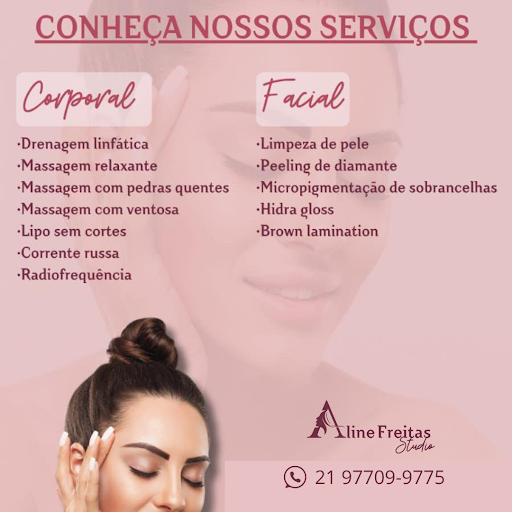 Logo da empresa - Studio Aline Freitas - Estética e Bem Estar
