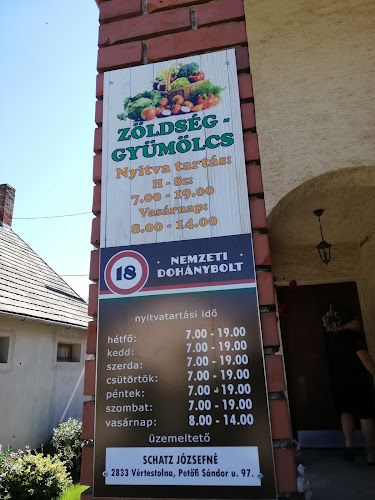 Zöldség-Gyümölcs Vegyeskereskedés Vértestolna - Vértestolna