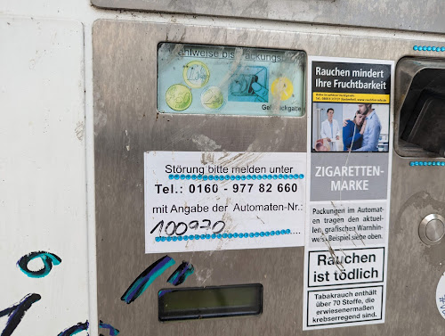 Tabakladen Zigarettenautomat Mainz