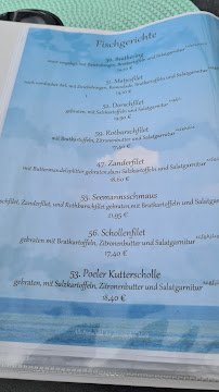 Restaurant Strandperle à Poel carte