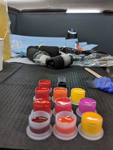 Explore dog name tattoo ideas, creative tattoo ideas in Eustis, available at Iron Will Tattoo