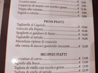 Locanda Della Pieve à Pievebovigliana menu