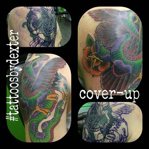 Explore couple hand tattoo ideas, creative tattoo ideas in Mckinney, available at Borrowed Time Fine Art Gallery Tattoo Shop