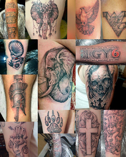 Explore easy tattoo cover up ideas, creative tattoo ideas in Roanoke, available at RailYard INK