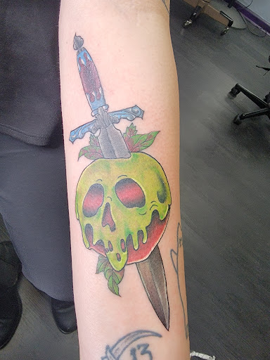 Explore simple stick and poke tattoo ideas, creative tattoo ideas in Modesto, available at The Tattoo Shop