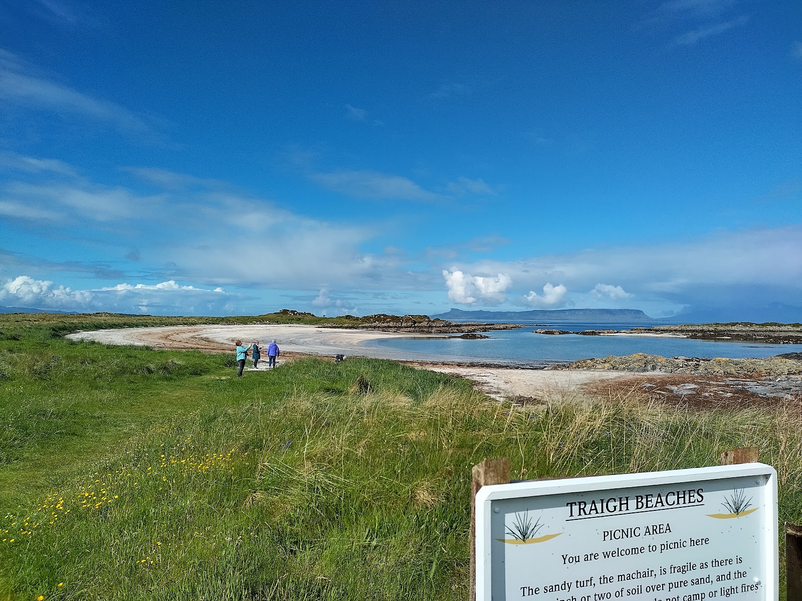 Zdjęcie Traigh Beach położony w naturalnym obszarze