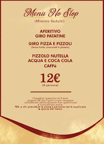 Pizzeria Pizzeria Oneida à Carlentini (la carte)