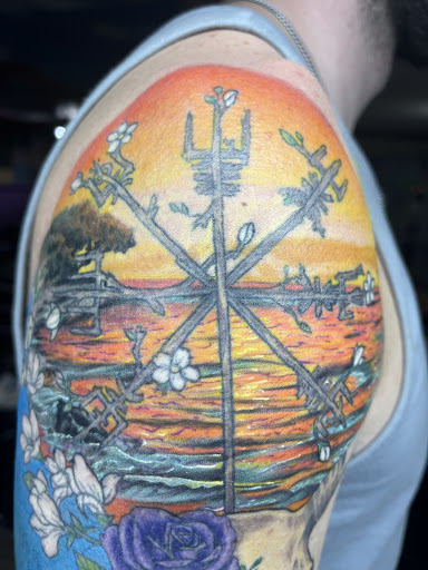 Explore rose cover up tattoo ideas, creative tattoo ideas in Conneaut Lake, available at Pigments of Your Imagination LLC