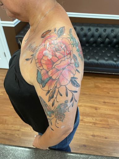 Explore camaro tattoo ideas, creative tattoo ideas in Hinesville, available at Dark Horse Art Studios