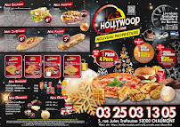 Hollywood Pizza Time à Chaumont menu