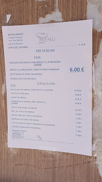 Restaurant Douro à Mesa à Peso da Régua - menu / carte