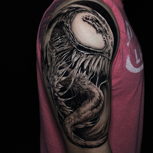 Explore sunflower thigh tattoo ideas, creative tattoo ideas in Addison, available at Cat Tattoo