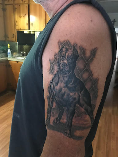 Explore men's face tattoo ideas, creative tattoo ideas in Myrtle Beach, available at Elite Ink Tattoos of Myrtle Beach