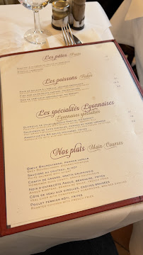 Le Bistro Marbeuf à Paris menu