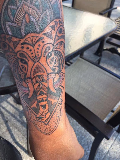 Explore marathon tattoo ideas, creative tattoo ideas in Rochester, available at Forest Ink Tattoos