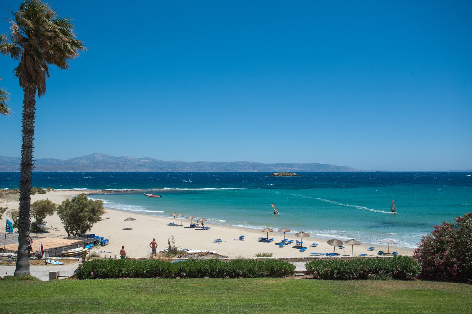 Photo of Nea Chrisi Akti with turquoise pure water surface