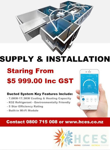 HCES - Heating Cooling Electrical Solution - Moerewa