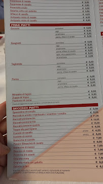 Menu / carte de Trattoria da Paola à Galta