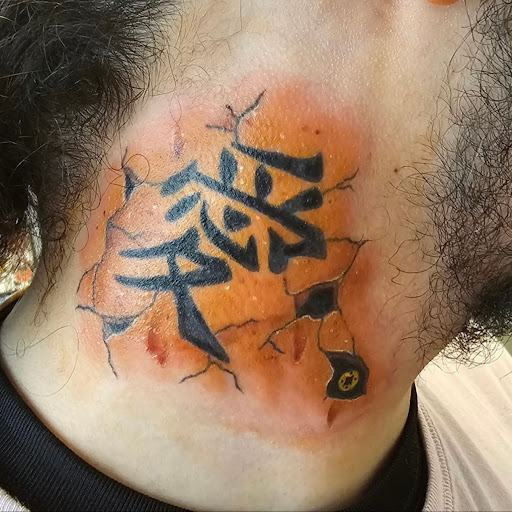 Explore tattoo cover up ideas for guys, creative tattoo ideas in Palm Harbor, available at Angry Owl Tattoo and Piercing