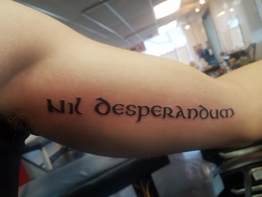 Explore tattoo ideas for shoulder and arm, creative tattoo ideas in Yorktown, available at Army Navy Tattoo