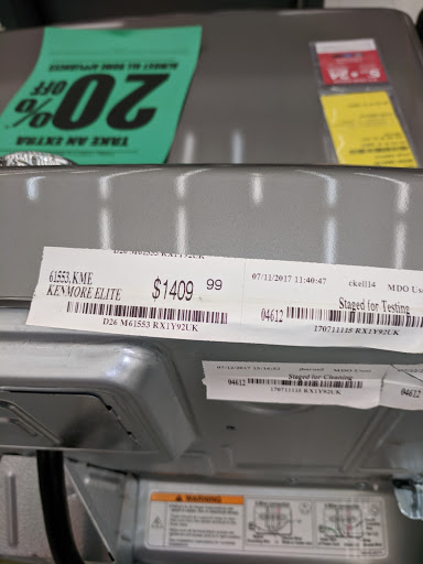 Appliance Store «Sears Outlet», reviews and photos, 10200 Colerain Ave Ste 11, Cincinnati, OH 45251, USA