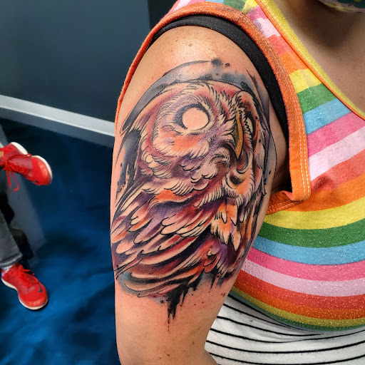 Explore arm sleeve tattoo ideas for guys, creative tattoo ideas in Buford, available at Inked Arts Tattoo Studio
