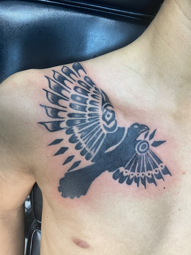 Explore hufflepuff tattoo ideas, creative tattoo ideas in Meridian, available at spACEys Rock N Roll Tattoo