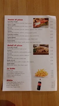 Menu / carte de Pizza Peperosso à Santa Maria