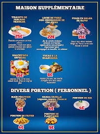 Restaurant péruvien LA ESCONDIDA PARIS 14 à Paris (le menu)