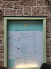Les Terrasses de La Baie à Le Mont-Saint-Michel menu