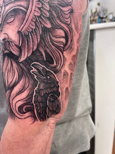 Explore curse mark tattoo ideas, creative tattoo ideas in Weatherford, available at Old Souls Ink