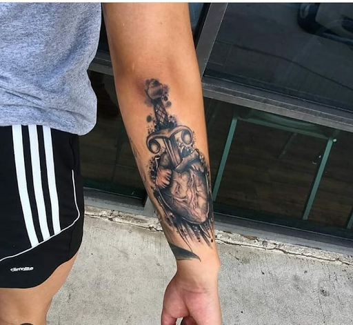 Explore triathlon tattoo ideas, creative tattoo ideas in Atlantic Beach, available at The Ink Chamber Tattoo Parlor