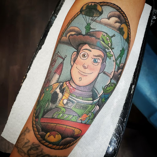 Explore full sleeve tattoo ideas for females, creative tattoo ideas in Las Vegas, available at Black Sacrament Tattoo