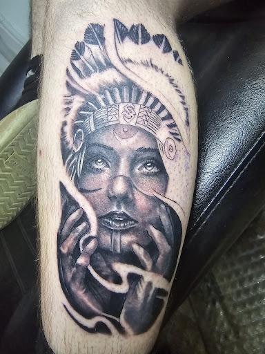 Explore leo and libra tattoo ideas, creative tattoo ideas in Angola, available at Hoodlum Ink