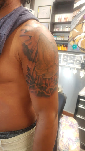 Explore beach themed tattoo ideas, creative tattoo ideas in Colorado Springs, available at Cheyenne Mountain Tattoo Co