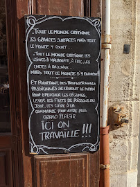 Restaurant français Le Montmartre à Marseille (le menu)