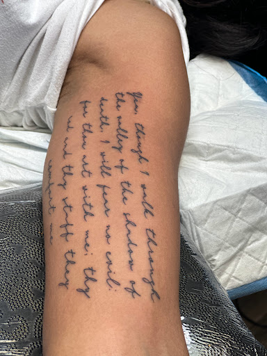 Explore taekwondo tattoo ideas, creative tattoo ideas in Goose Creek, available at Red Kirin Tattoo