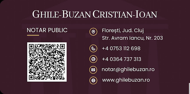 Notar Floresti - Cristian GHILE-BUZAN